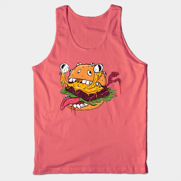 MONSTER BURG Tank Top by Unikk.clo